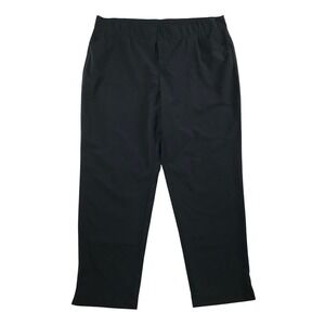 J.Jill Fit Black Tapered Activewear Pants Petite Large Elastic Waist Stretch